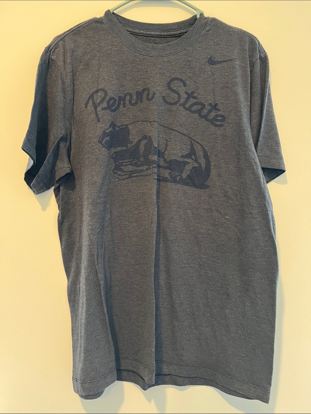 Nike Gray Penn State Short Sleeve Graphic Tee